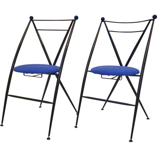 Paire de chaises vintage, 1980