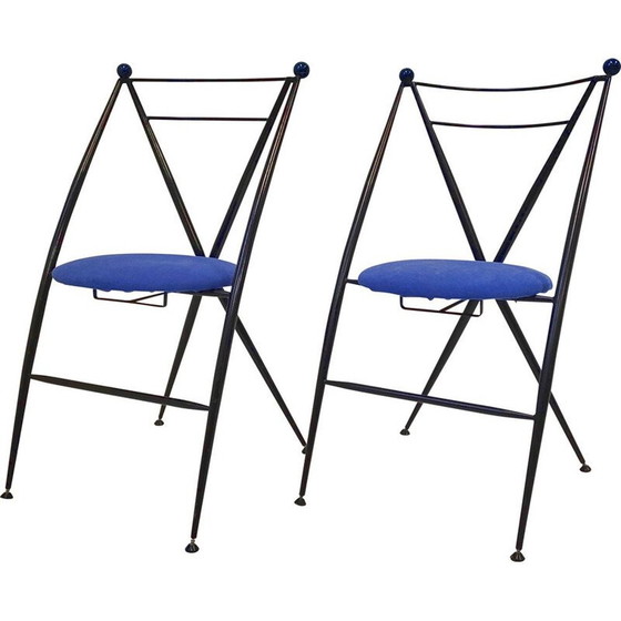 Image 1 of Paire de chaises vintage, 1980