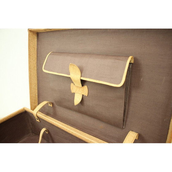 Image 1 of Valise en cuir du milieu du siècle, Allemagne années 1950