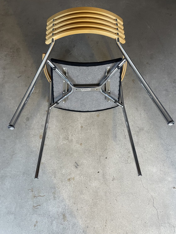 Image 1 of 4X Fauteuil Radius Par Thore Lassen & Soren Nielsen Pour Randers & Radius