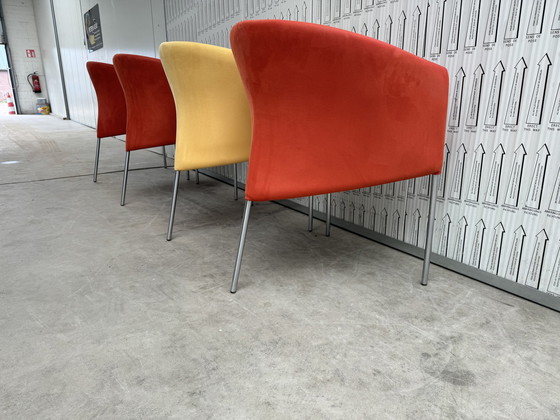 Image 1 of 4X Chaises de salle à manger Karel Boonzaaijer et Dick Spierenburg pour Gelderland.