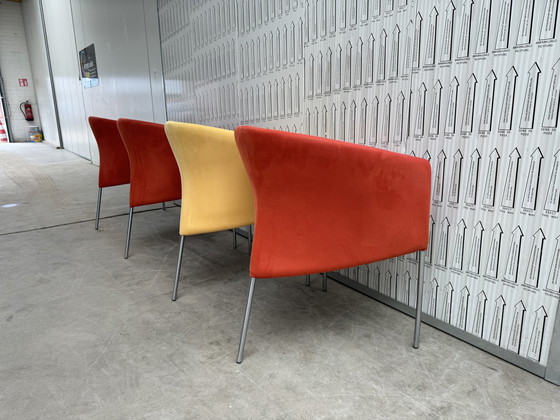 Image 1 of 4X Chaises de salle à manger Karel Boonzaaijer et Dick Spierenburg pour Gelderland.
