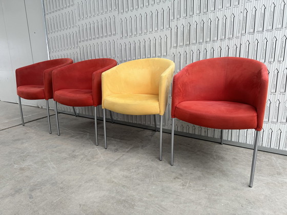 Image 1 of 4X Chaises de salle à manger Karel Boonzaaijer et Dick Spierenburg pour Gelderland.