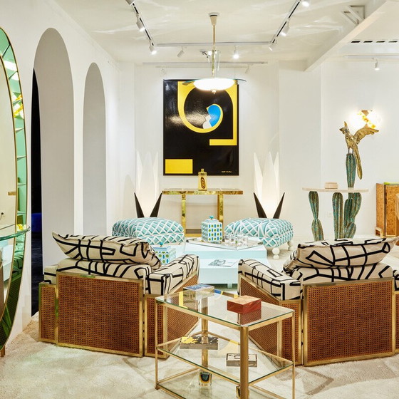 Image 1 of Peinture vintage sur panneau de bois d'Yves Plantevin, 1974