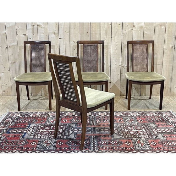 Image 1 of Suite de 4 chaises vintage en teck par G-Plan