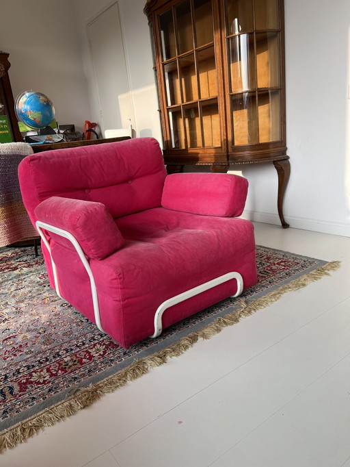 Fauteuil Vintage Rörberg Ikea '70 Pink