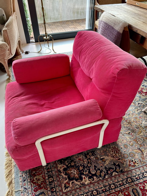 Fauteuil Vintage Rörberg Ikea '70 Pink