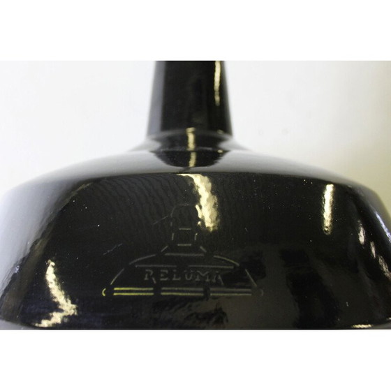 Image 1 of Lampe suspendue vintage en tôle émaillée par Reluma, Belgique 1950