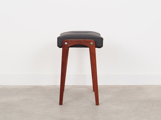 Image 1 of Tabouret en teck, Design danois, 1970S, Production : Danemark