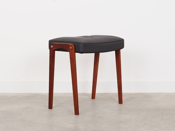 Image 1 of Tabouret en teck, Design danois, 1970S, Production : Danemark