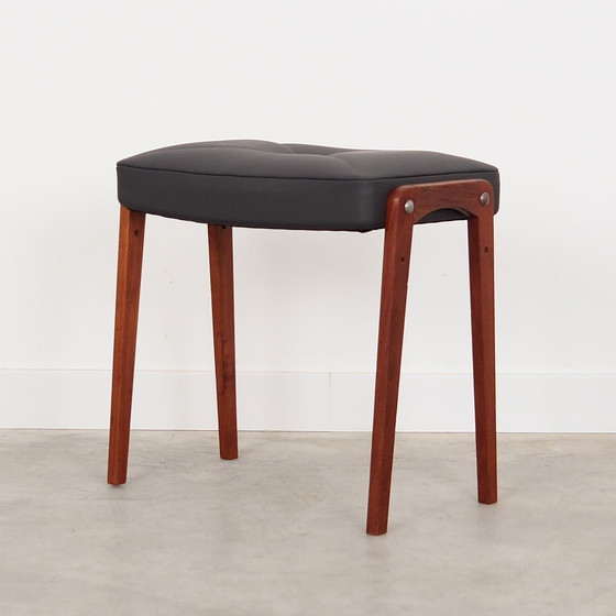 Image 1 of Tabouret en teck, Design danois, 1970S, Production : Danemark