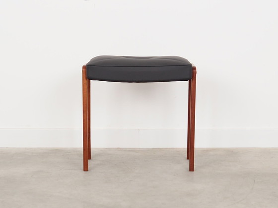 Image 1 of Tabouret en teck, Design danois, 1970S, Production : Danemark