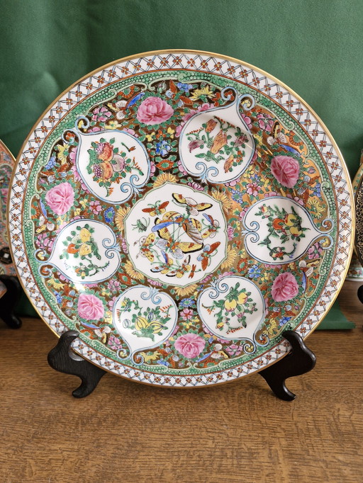 Assiette chinoise peinte à la main