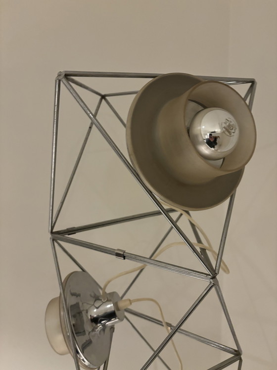 Image 1 of Lampadaire sculptural en Poliedra par Felice Ragazzo pour Guzzini, Italie, années 1970
