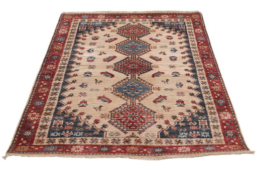 Tapis Ziegler Kazak 1,46 X 0,97 noué à la main n ° 476