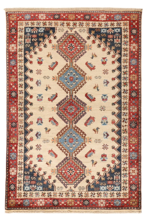 Tapis Ziegler Kazak 1,46 X 0,97 noué à la main n ° 476