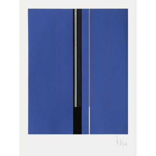 Sérigraphie vintage Luc Piere, 1974