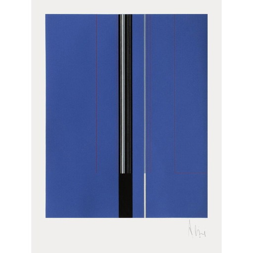 Sérigraphie vintage Luc Piere, 1974