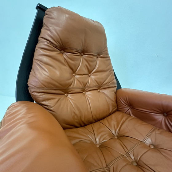 Image 1 of Hans Brattrud For Hove Möbler Swivel Chair , 1970's