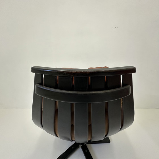 Image 1 of Hans Brattrud For Hove Möbler Swivel Chair , 1970's