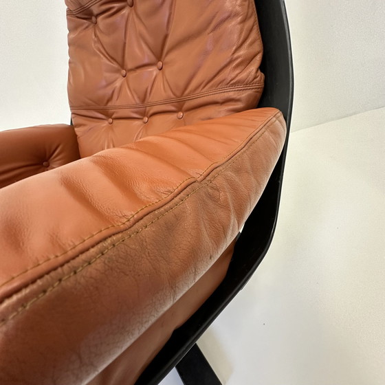 Image 1 of Hans Brattrud For Hove Möbler Swivel Chair , 1970's