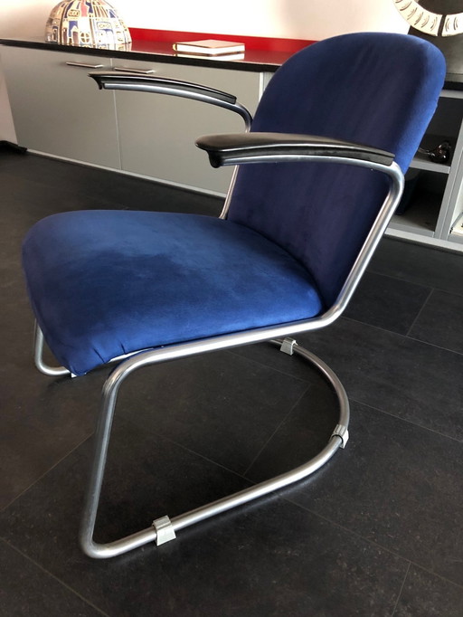 Gebr van der Stroom Dutch Originals modèle gispen 413 fauteuil