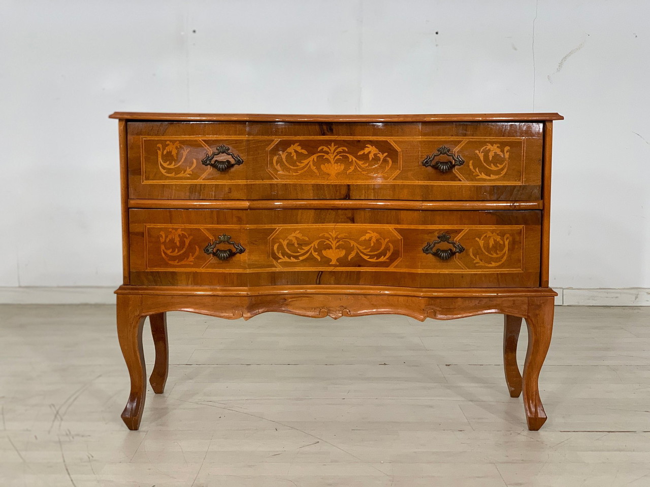 Console Buffet Baroque Palazzo INT – Bois Massif, Incrustations, 88x39x90 Cm, Neuve
