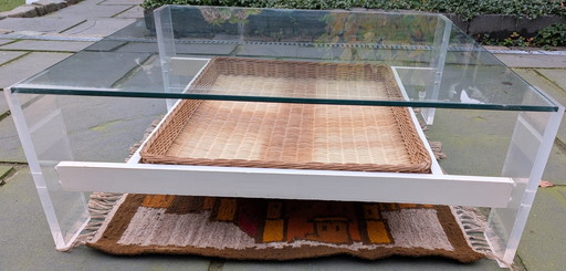 Table basse de l'ère spatiale Rétro Vintage