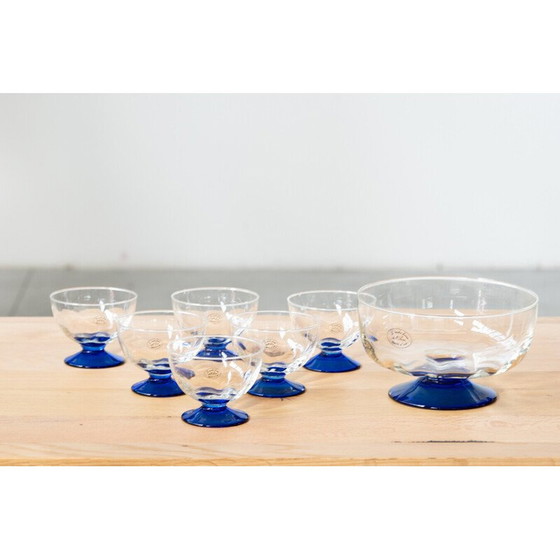 Image 1 of Ensemble de 7 tasses à dessert vintage pour Le Vecchie Fornaci dell'Arno, Italie 1990