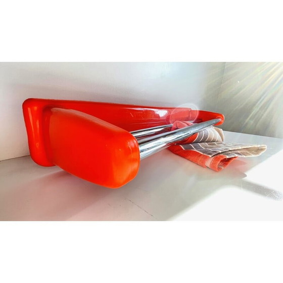 Image 1 of Porte-serviettes vintage orange de Syla, 1970