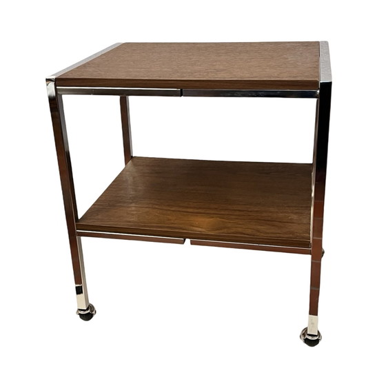 Image 1 of Table mobile moderniste ou bar Danemark 1970S.