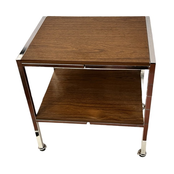 Image 1 of Table mobile moderniste ou bar Danemark 1970S.