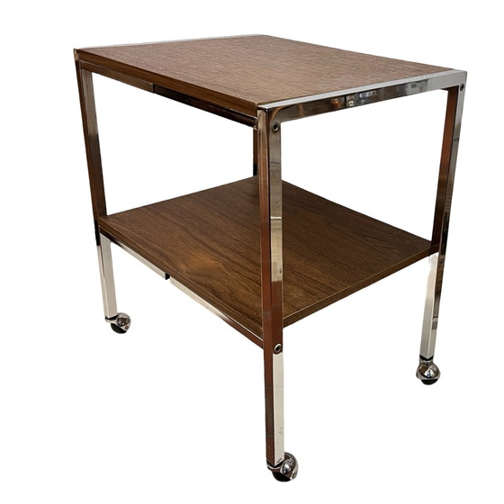 Image 1 of Table mobile moderniste ou bar Danemark 1970S.