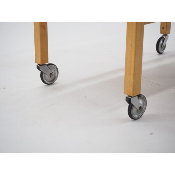 Image 1 of Plateau de bar vintage à roulettes