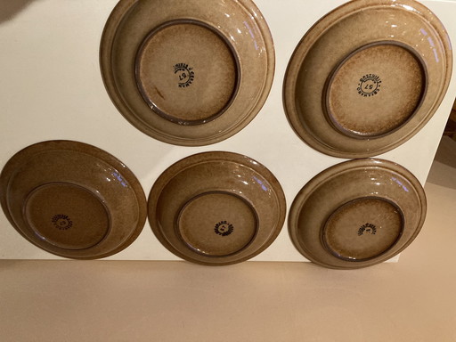 Set de 5 assiettes Ceramano