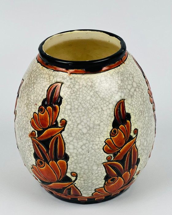 Image 1 of Boch Frères, Charles Catteau, Vase, Céramique, 1920-1930 Belgique