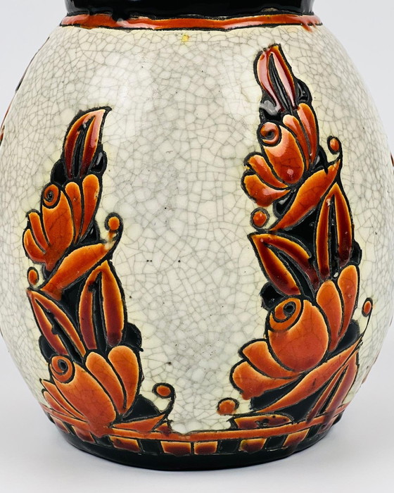 Image 1 of Boch Frères, Charles Catteau, Vase, Céramique, 1920-1930 Belgique