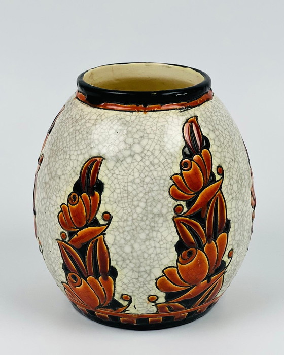 Image 1 of Boch Frères, Charles Catteau, Vase, Céramique, 1920-1930 Belgique