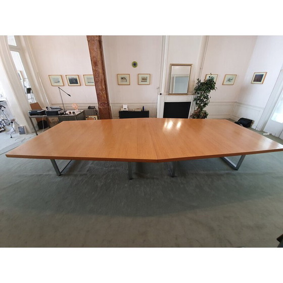 Image 1 of Table de conférence vintage par Froscher, Allemagne 1970