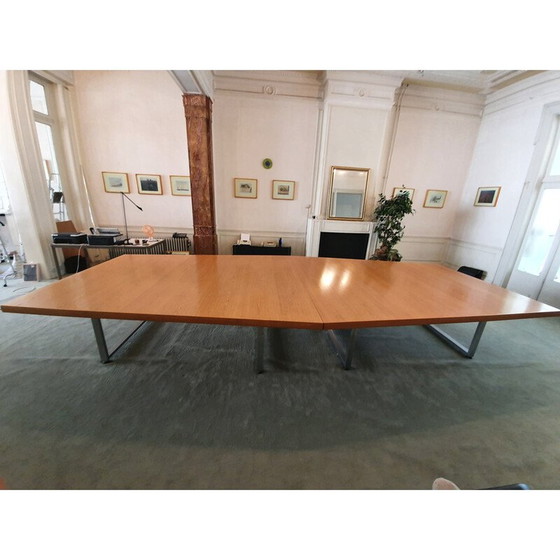Image 1 of Table de conférence vintage par Froscher, Allemagne 1970