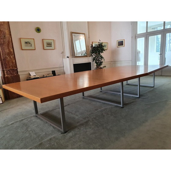 Image 1 of Table de conférence vintage par Froscher, Allemagne 1970