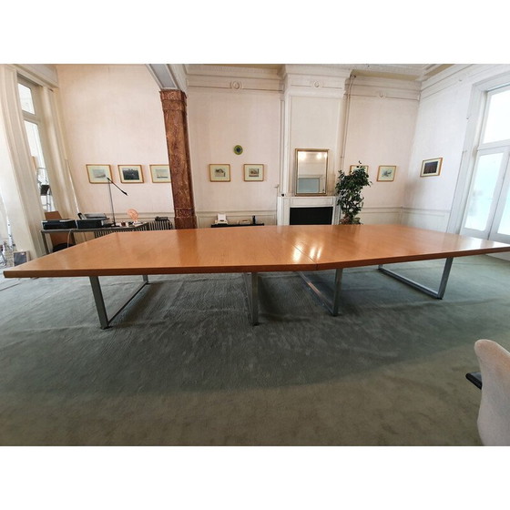 Image 1 of Table de conférence vintage par Froscher, Allemagne 1970