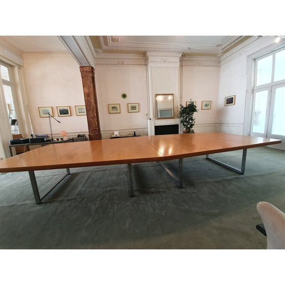 Image 1 of Table de conférence vintage par Froscher, Allemagne 1970