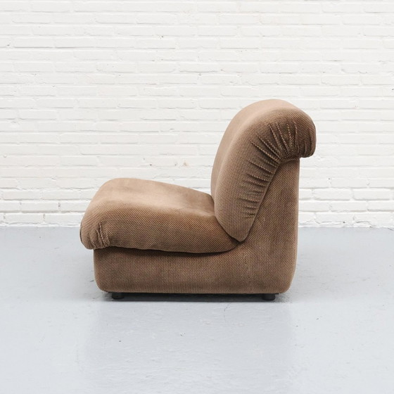 Image 1 of Mimo Padova Chenille Lounge Armchair