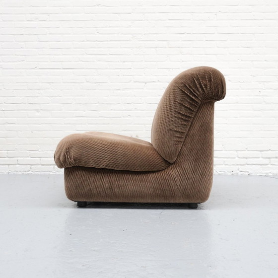 Image 1 of Mimo Padova Chenille Lounge Armchair