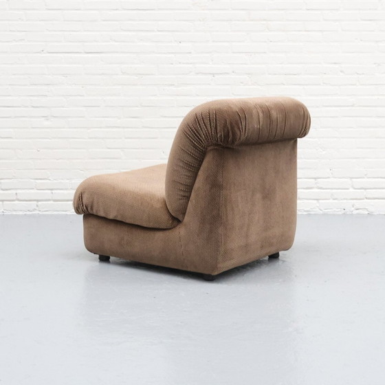 Image 1 of Mimo Padova Chenille Lounge Armchair
