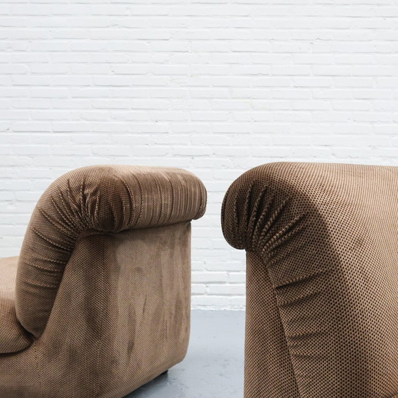 Image 1 of Mimo Padova Chenille Lounge Armchair