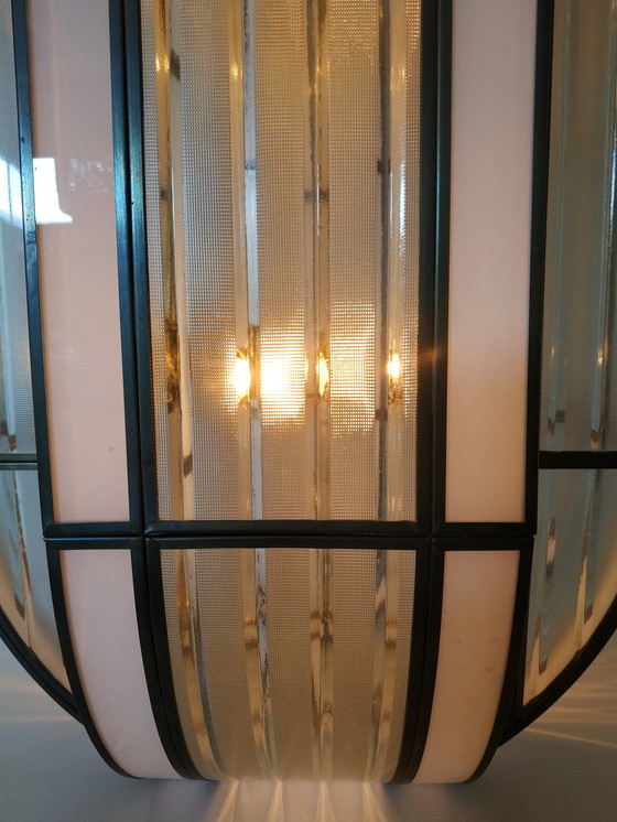 Image 1 of Ensemble unique de lampes 'High End' de style Art Déco par Fredrick Ramond Glassman (Frank Lloyd Wright Style)