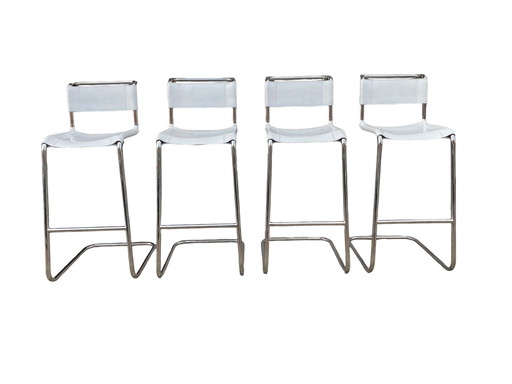 Ensemble de 4 chaises de bar Thonet, Mart Stam, modèle S39L