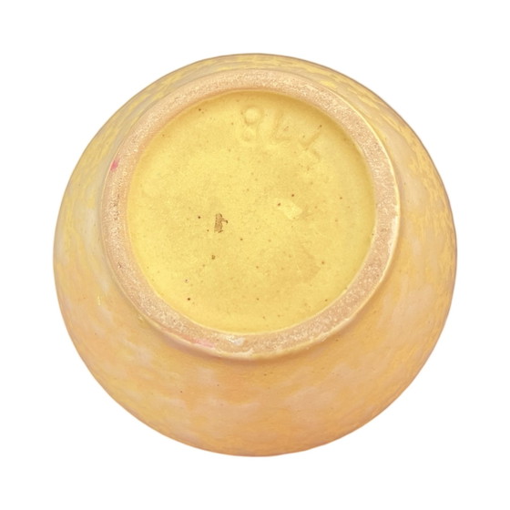 Image 1 of Vase Gramann Keramik en céramique jaune, Allemagne, années 1970